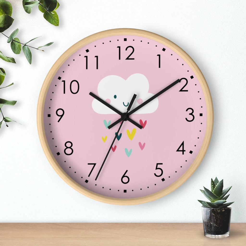 Wall clock, Nursery Wall Clock, Nursery Clock, Kid's Wall Clock, Scandinavian Wall Clock, Nursery Wall Decor, Modern Nursery Clock, Kid Decor, Modern Nursery, Home and Living, Cute Kid Decor, Tik Tok