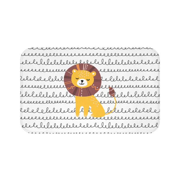 Little Lion Bath Mat, Toddler Bath Mat, Kids Bath Mat, Bathroom Decor, Kids Decor, Toddler Decor, Modern Kids Decor, Modern Toddler Decor