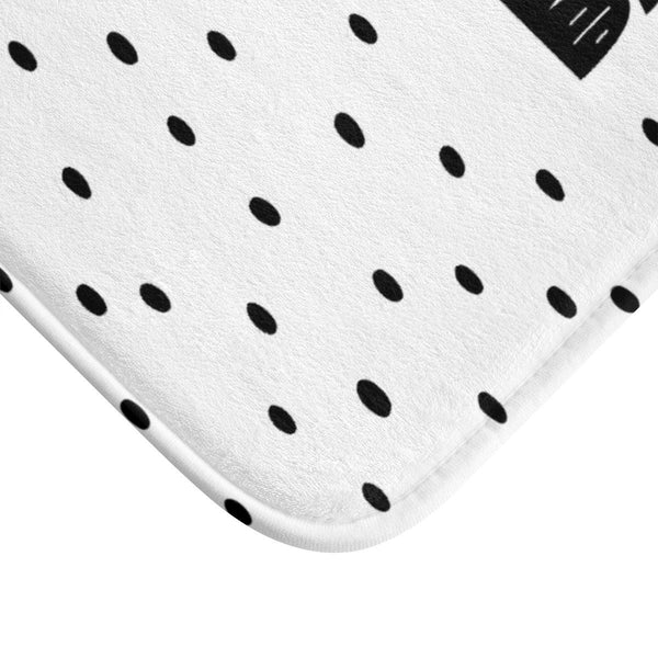 Super Hero Bath Mat, Monochrome Kids Decor, Monochrome Toddler Decor, Bathroom Mat, Kids Bath Mat, Monochrome Bathroom, Toddler Bath Mat