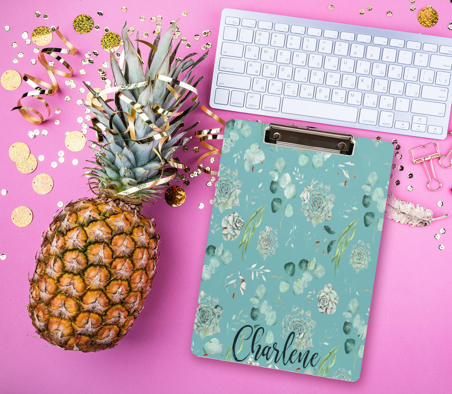 Floral Clipboard, Personalized Teacher Clipboard, Personalized Clipboard, Custom Clipboard, Custom Teacher Gift, Work From Home Gift, WFH
