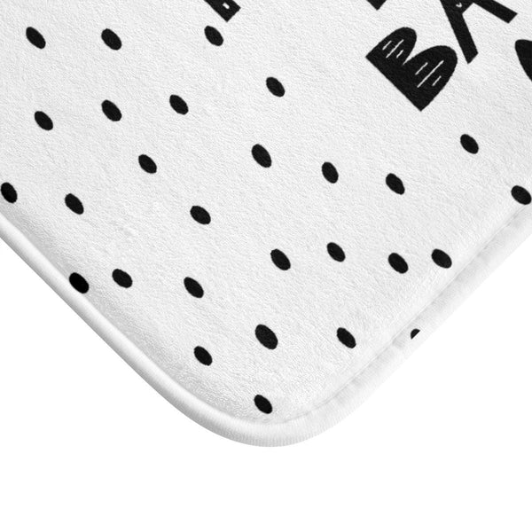 Super Hero Bath Mat, Monochrome Kids Decor, Monochrome Toddler Decor, Bathroom Mat, Kids Bath Mat, Monochrome Bathroom, Toddler Bath Mat