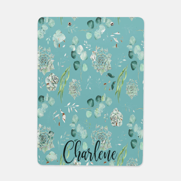 Floral Clipboard, Personalized Teacher Clipboard, Personalized Clipboard, Custom Clipboard, Custom Teacher Gift, Work From Home Gift, WFH