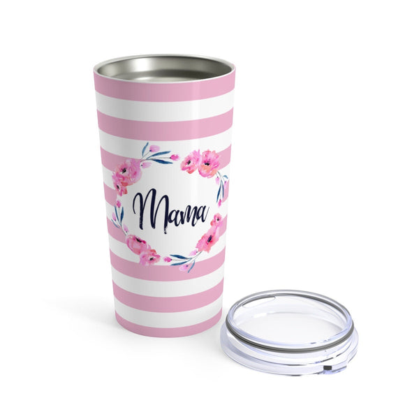 Mom Stainless Tumbler 20oz, Stainless Tumbler, Mother's Day Gift, Mom's Birthday, New Mom Gift, Gift for Mom, Floral Print Tumbler, Coffee
