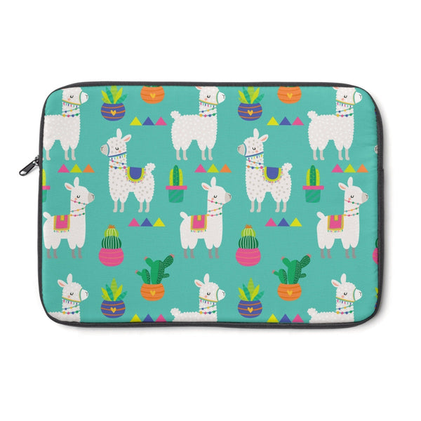 Llama Print Laptop Sleeve, Laptop Cover, Office Supply, Desktop Accessories, Laptop Accessories, Mom Boss Gift, Work From Home Gift, WFH