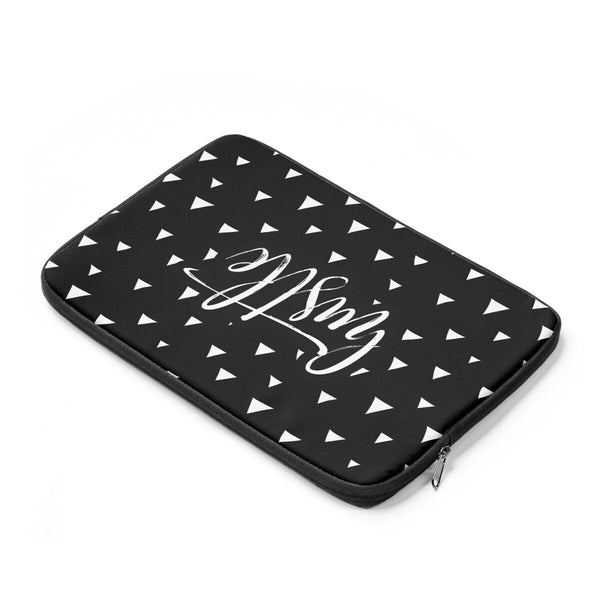 Hustle Laptop Sleeve, Laptop Cover, Office Supply, Desktop Accessories, Laptop Accessories, Monochrome Office, Work From Home Gift, WFH