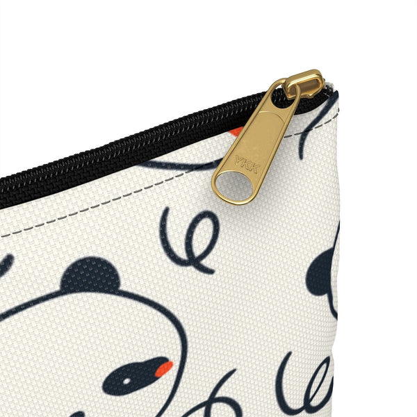 Panda Accessory Pouch, Personalized Pencil Pouch, Accessory Pouch, Panda Print, Custom Accessories, Custom Pouch, Back to School