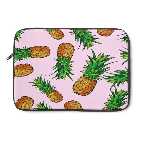 Pineapple Laptop Sleeve, Laptop Cover, Office Supply, Desktop Accessories, Laptop Accessories, Floral Accessories, Mom Boss Gift