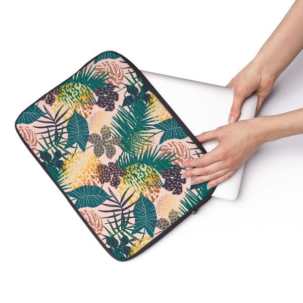 Leopard Print Laptop Sleeve, Laptop Cover, Office Supply, Desktop Accessories, Laptop Accessories, Work From Home Gift, WFH