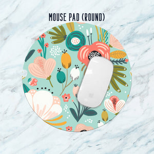 Floral Mouse Pad, Desk Accessory, Office Decor for Women, Office Gifts, Print Mouse Pad, Co-worker Gift, Corporate Gift, Work From Home Gift