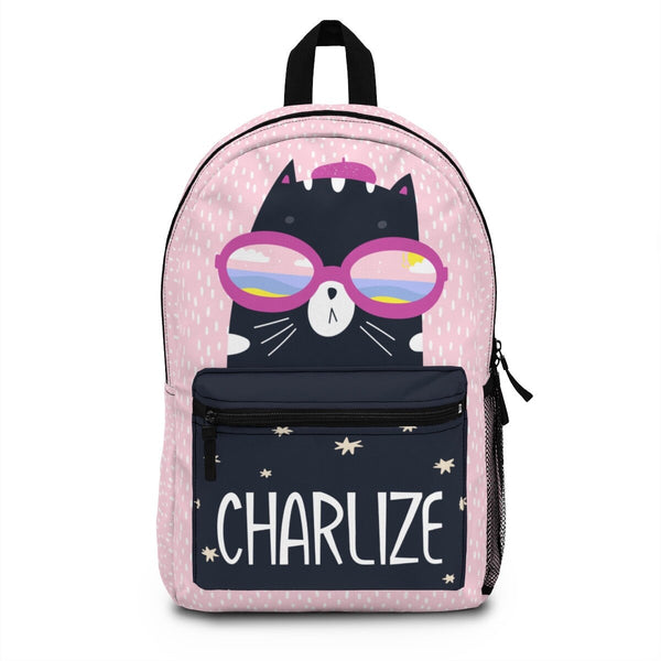 Cat Backpack (Made in USA), Backpack, Toddler Backpack, Kids Backpack, Bookbag, School Supply, Back to School, Cat Bookbag