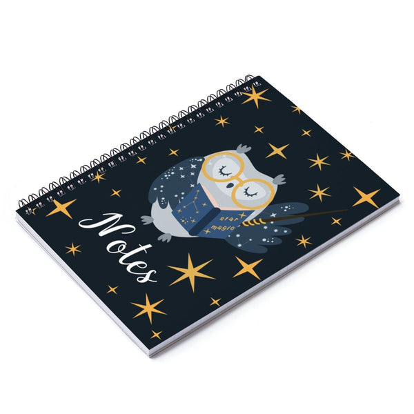 Owl Spiral Notebook Ruled Line, Owl Lover, Owl Gift, Spiral Notebook, Ruled Notebook, Muggles, Owl Notebook, Owl Journal, Blank Notebook