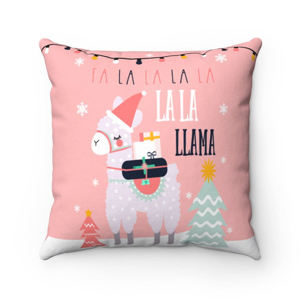 Christmas Pillow Cover, Pillow Cover, Christmas Decor, Fa La La La La La La Llama, Christmas  Llama Decor, Llama Decor, Pillow Case, Xmas