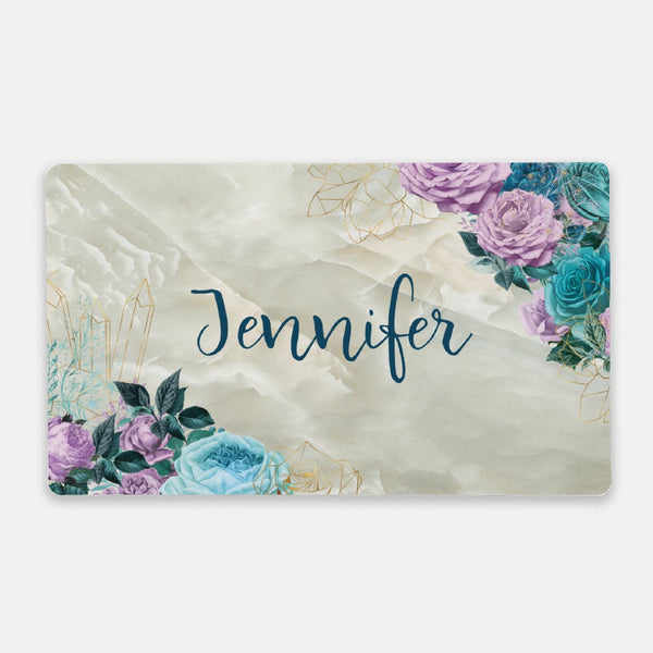 Large Floral Desk Mat, Planner Desk Accessories, Boss Babe, Office Decor, Home and Office, Custom Desk Accessory, Work From Home Gift