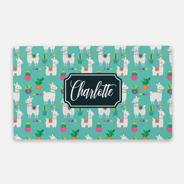 Large Desk Mat, Llama Print, Planner Desk Accessories, Boss Babe, Office Decor, Home and Office, Custom Desk Accessory, Work From Home Gift