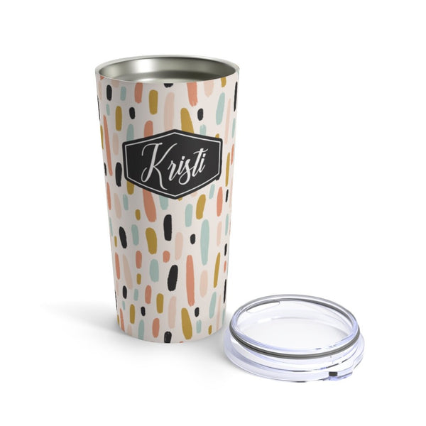 Stainless Steel, Floral Print 20 oz. Tumbler, Eco Friendly, Double Walled, Perfect for coffee, tea or soda, Keeps Drink Hot/Cold