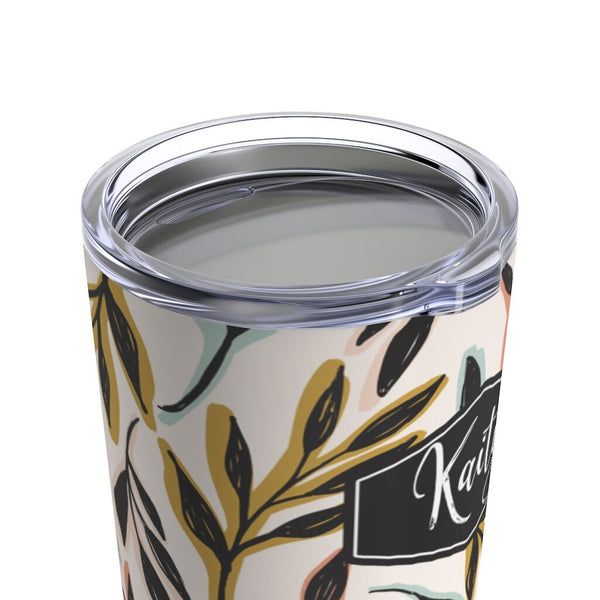 Stainless Steel, Floral Print 20 oz. Tumbler, Eco Friendly, Double Walled, Perfect for coffee, tea or soda, Keeps Drink Hot/Cold