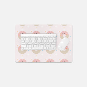 Donut Print Desk Mat, Small Desk Mat 18x12, Boss Babe, Office Decor, Home and Office, Custom Desk Accessory, Work From Home Gift, WFH