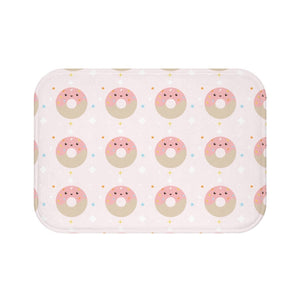 Donut Bath Mat, Donut Print Decor, Bath Mat, Bath Rug, Bathroom Decor, Bathroom Rug, Donut Print Bath Rug, Donut Bathroom, Kawaii Bath Rug