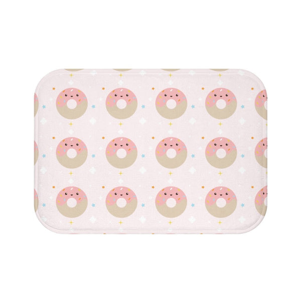 Donut Bath Mat, Donut Print Decor, Bath Mat, Bath Rug, Bathroom Decor, Bathroom Rug, Donut Print Bath Rug, Donut Bathroom, Kawaii Bath Rug