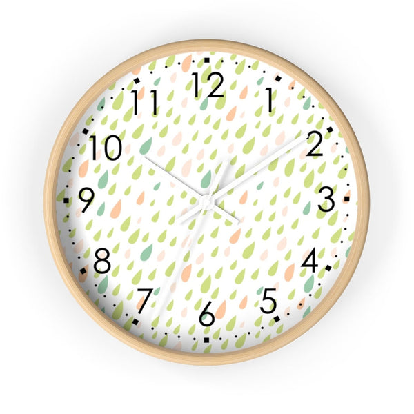 Abstract Pastel Wall Clock, Wall Clock, Nursery Wall Decor, Wall Clock, Decorative Wall Clock, Nursery Clock, Living Room Clock