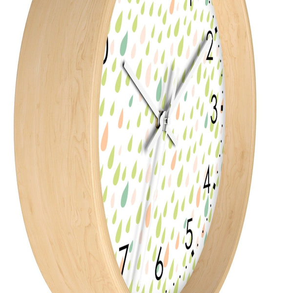 Abstract Pastel Wall Clock, Wall Clock, Nursery Wall Decor, Wall Clock, Decorative Wall Clock, Nursery Clock, Living Room Clock