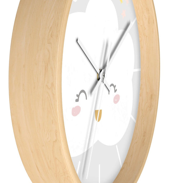 Cloud Wall Clock, Kids Wall Clock, Modern Nursery Wall Decor, Girl Wall Clock, Decorative Kids Clock, Kids Wall Decor, Nursery Clock