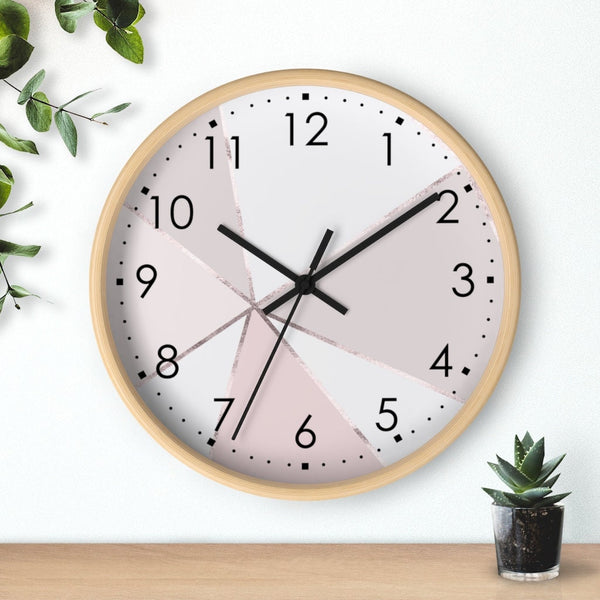 Marble Print Wall Clock, Kids Clock Wall, Modern Nursery wall Decor, Girl Wall Clock, Decorative Kids clock