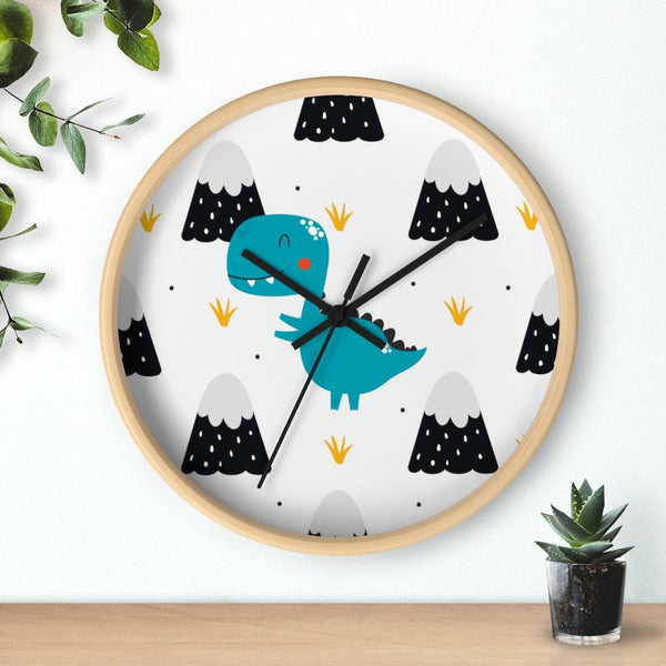Dinosaur Wall Clock, Kids Clock Wall, Modern Nursery wall Decor, Nursery Wall Clock, Decorative Kids clock, Nursery Clock