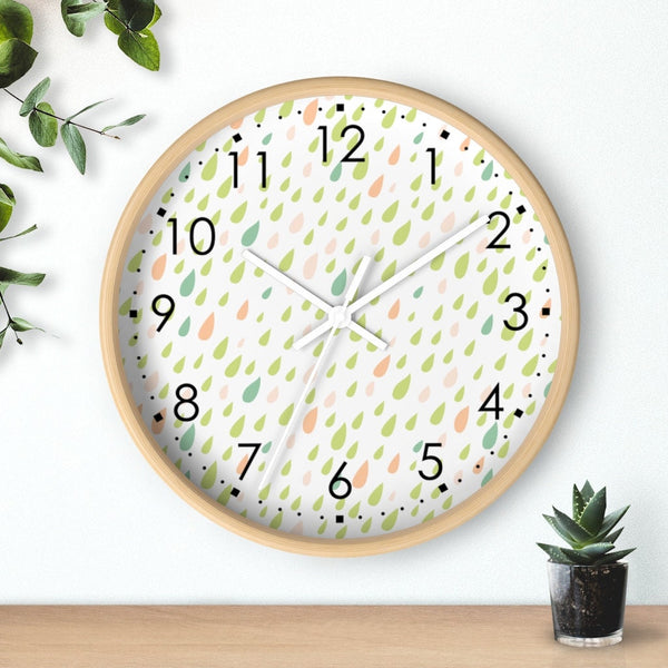 Abstract Pastel Wall Clock, Wall Clock, Nursery Wall Decor, Wall Clock, Decorative Wall Clock, Nursery Clock, Living Room Clock