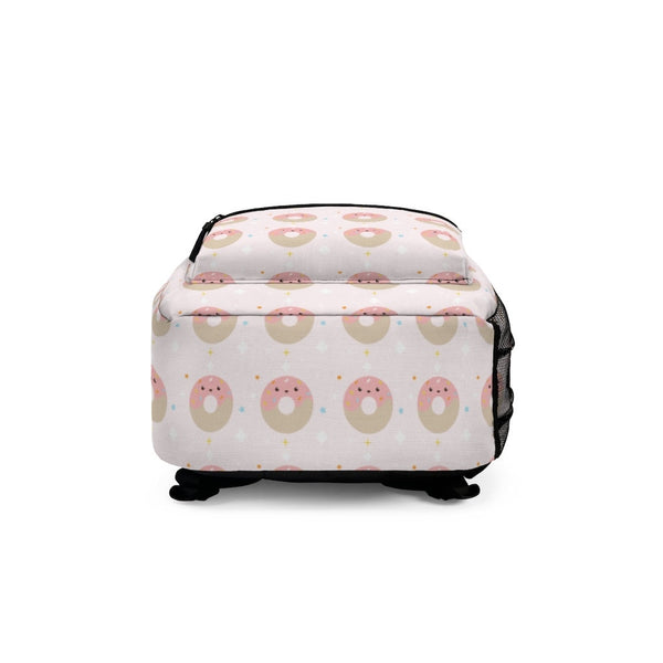 Donut Backpack (Made in USA), Backpack, Toddler Backpack, Kids Backpack, Bookbag, School Supply, Back to School, Cat Bookbag, Donut Print