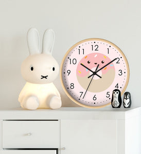 Donut Wall clock, Nursery Wall Clock, Nursery Clock, Kid's Wall Clock, Kawaii Wall Clock, Nursery Wall Decor, Modern Nursery Clock