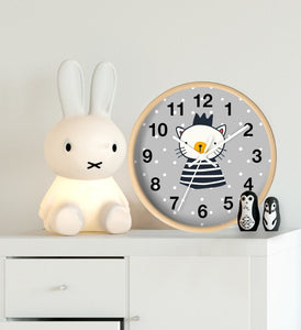 Bear Wall Clock, Kids Wall Clock, Modern Nursery Wall Decor, Baby Wall Clock, Decorative Kids clock, Nursery Wall Clock, Decorative Clock
