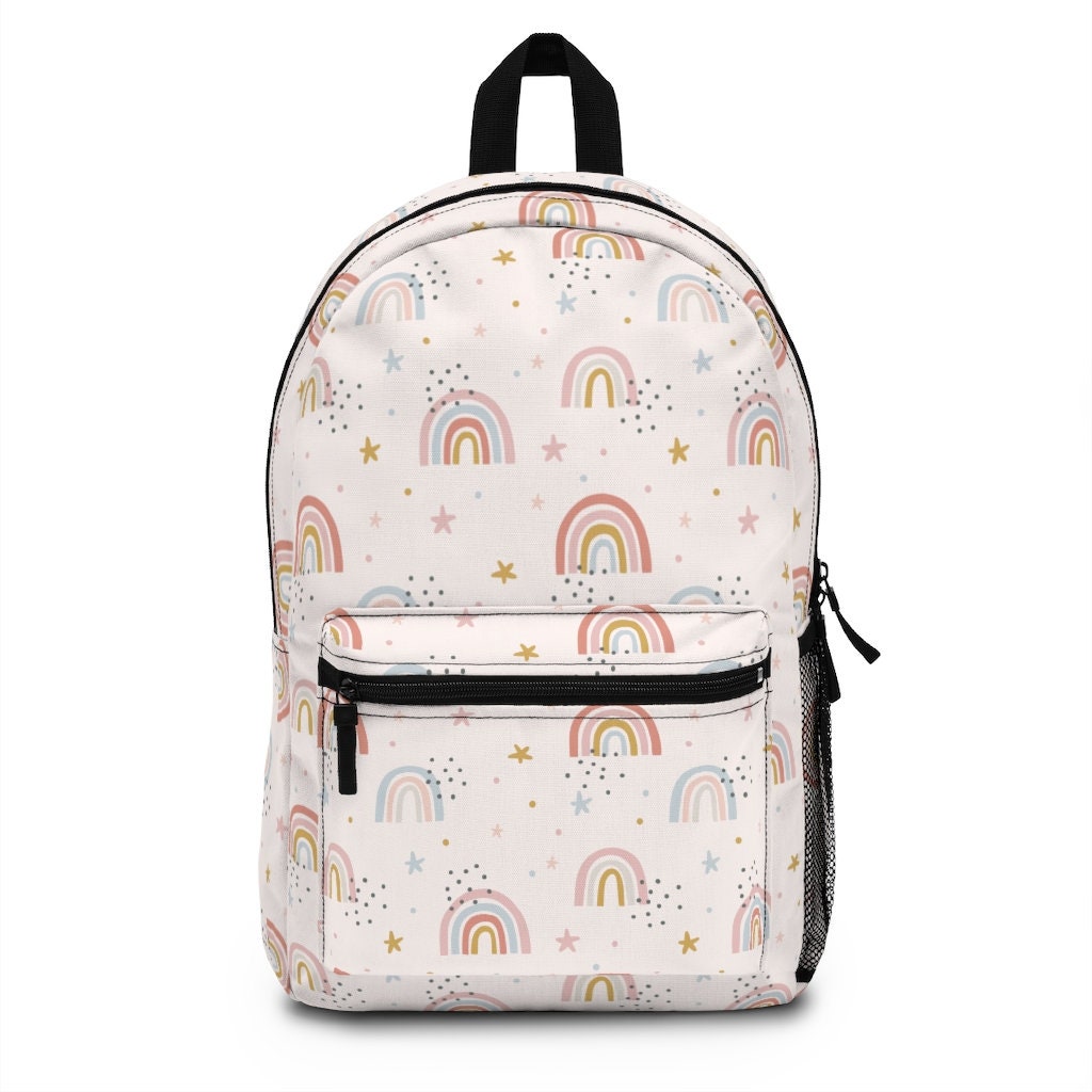 Rainbow Scandinavian Print Backpack (Made in USA)
