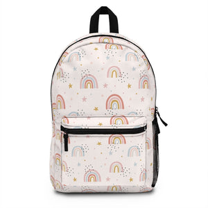 Rainbow Scandinavian Print Backpack (Made in USA)