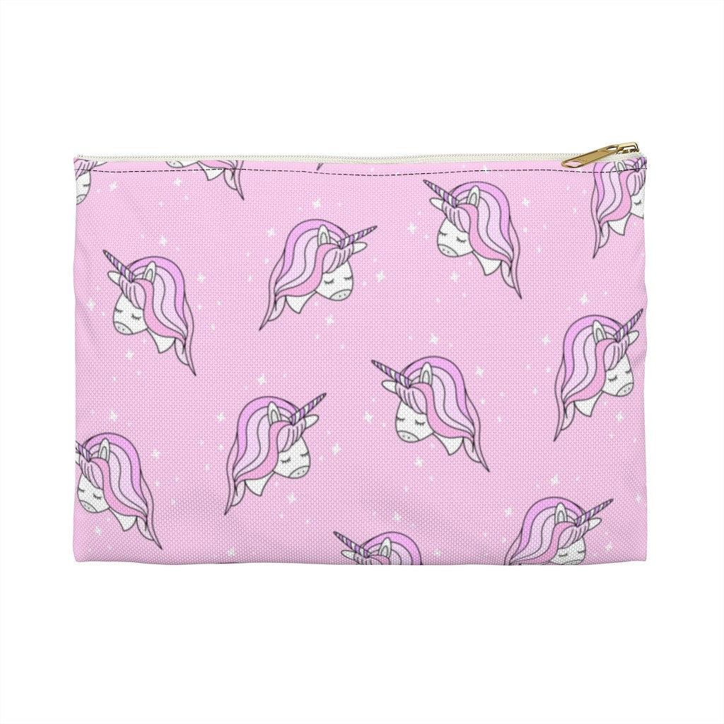 Kawaii Unicorn Accessory Pouch, Accessories Bag, Pencil Pouch, Stationery Bag, Planner Pouch, Makeup Bag, Accessories, Pink Unicorn Bag