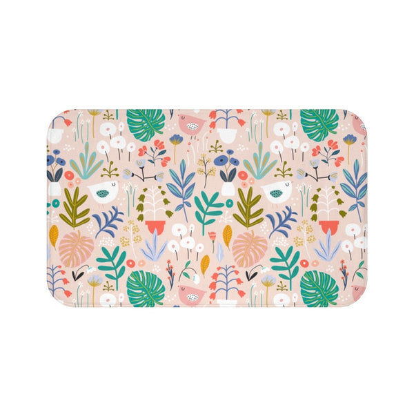 Floral Bath Mat, Bath Mat, Bathroom Decor, Bath Decor, Kid's Bathroom, Floral Bath Decor, Floral Print, Modern Bathroom Decor, Kid's Decor