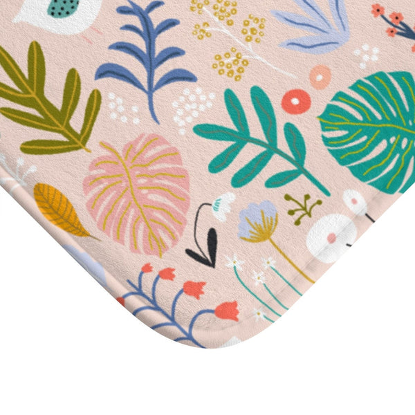 Floral Bath Mat, Bath Mat, Bathroom Decor, Bath Decor, Kid's Bathroom, Floral Bath Decor, Floral Print, Modern Bathroom Decor, Kid's Decor