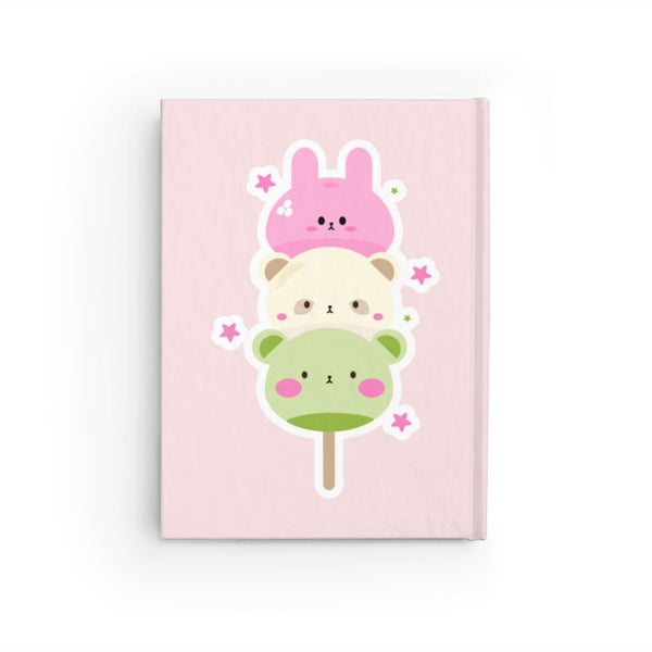 Mochi Inspired Journal - Ruled Line, Mochi Bear, Blank Journal, Kawaii Stationary, Mochi Print, WFH, Work From Home, Back to School