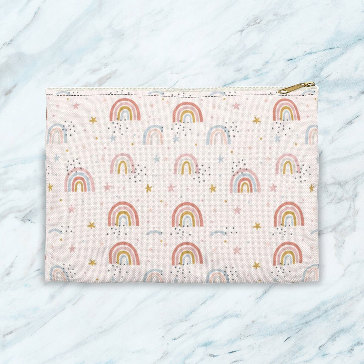 Rainbow Accessory Pouch, Accessory Bag, Pencil Pouch, Makeup Bag, Kawaii Pouch, Makeup Pouch, Planner Pouch, Planner Bag