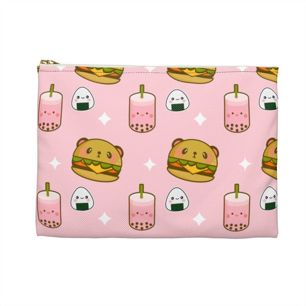 Bubble Tea, Boba Tea, Accessory Pouch, Accessory Bag, Pencil Pouch, Makeup Bag, Kawaii Pouch, Makeup Pouch, Planner Pouch, Burger Bag