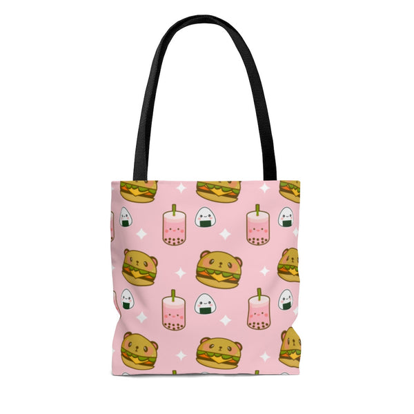 Products Kawaii Tote Bag, Sushi Tote Bag, Bubble Tea Tote Bag, Burger Tote Bag, AOP Tote Bag, Book Bag, AOP Book Bag, Kawaii Book Bag, Back to School