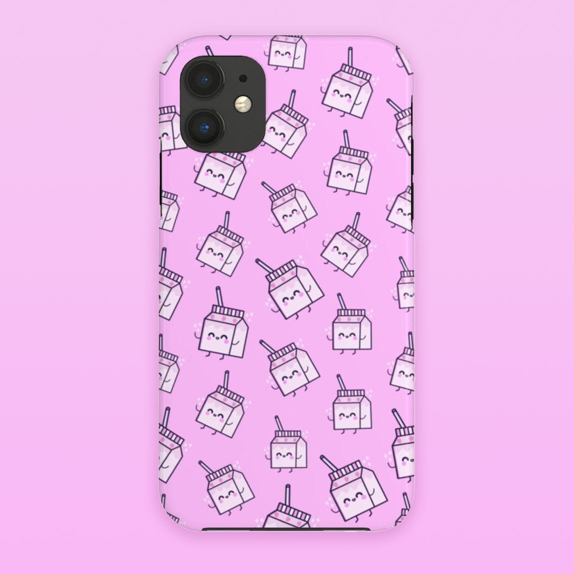 Strawberry Milk Case, Case Mate, Tough Phone Cases, iPhone Case, iPhone Accessory, Samsung Accessory, Cell Phone Case, Electronic Accessory