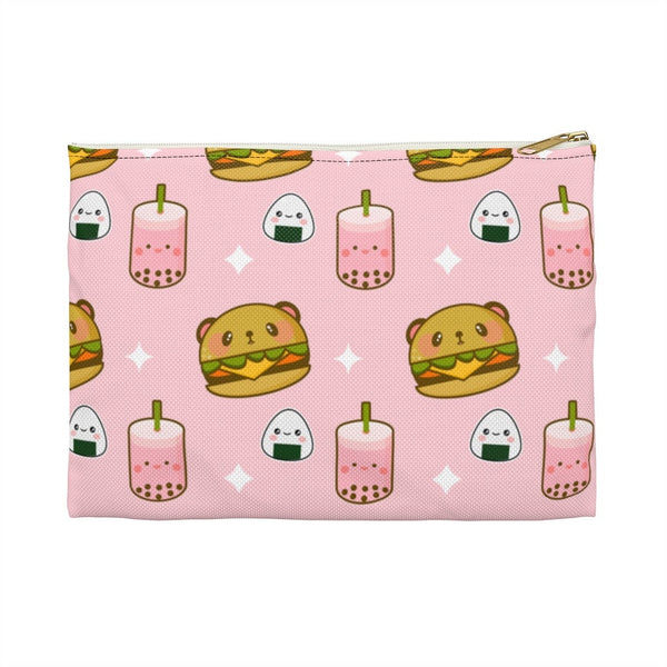 Bubble Tea, Boba Tea, Accessory Pouch, Accessory Bag, Pencil Pouch, Makeup Bag, Kawaii Pouch, Makeup Pouch, Planner Pouch, Burger Bag