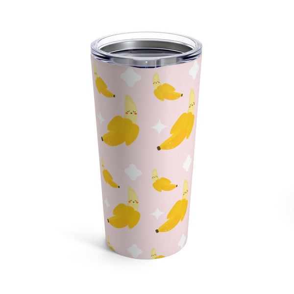Banana Stainless Tumbler, 20oz, Stainless Steel, Modern Tumbler, Kawaii Tumbler,  Nurse Gift, Teacher Gift, Kawaii Banana, Kawaii Gifts
