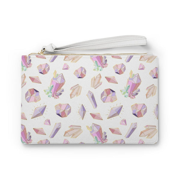Clutch Bag, Vegan Leather, Vegan Leather Clutch, Gem Print, Gem Vegan Leather Bag, Accessories, Gem Print Accessory, Boho Clutch