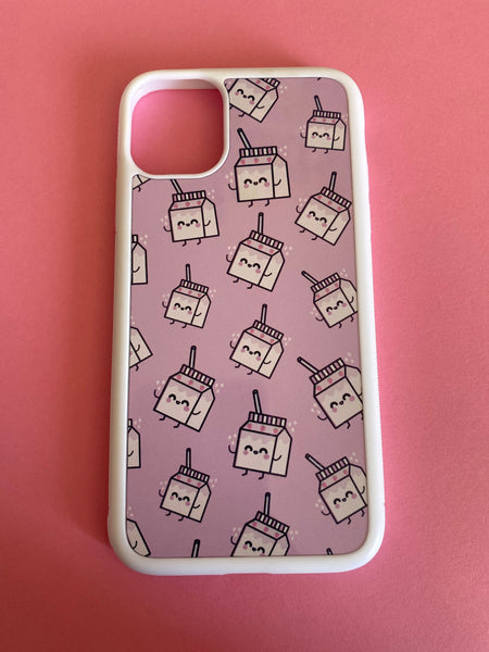 Kawaii iPhone Case, Milk Carton iPhone Case, iPhone 11 Case, iPhone 11 Phone Cover, Cute Case