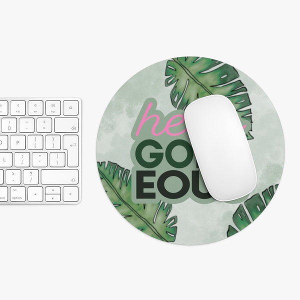 Hello Gorgeous Mousepad, Desk Accessory, Office Decor, Office Gifts, Print Mouse Pad, Co-worker Gift, Corporate Gift, Work From Home Gift