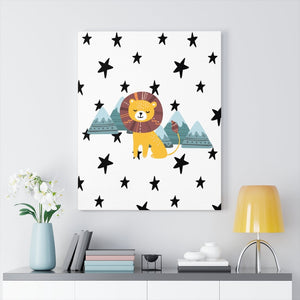 Lion Landscape Canvas Gallery Wraps