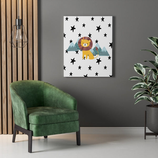 Lion Landscape Canvas Gallery Wraps