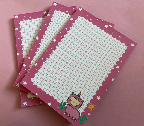 Kawaii Unicorn Notepad, 5x7, Notepad, Notes, Stationery, Kawaii Notepad, Kawaii Gift, Unicorn Lover, Unicorn Gift, Notepad